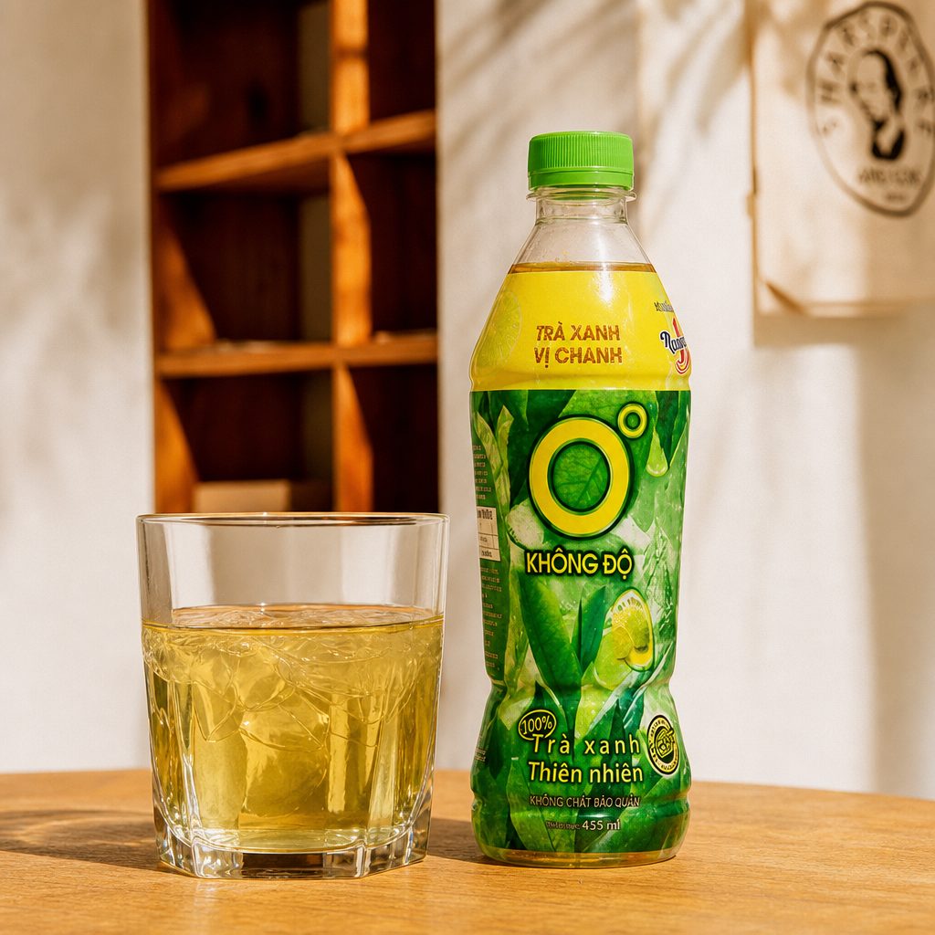 Green tea lemon flavored.