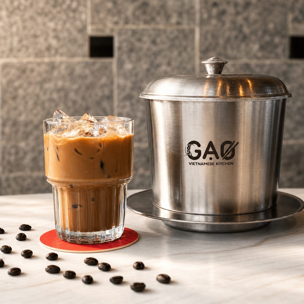 Vietnamese coffee.
