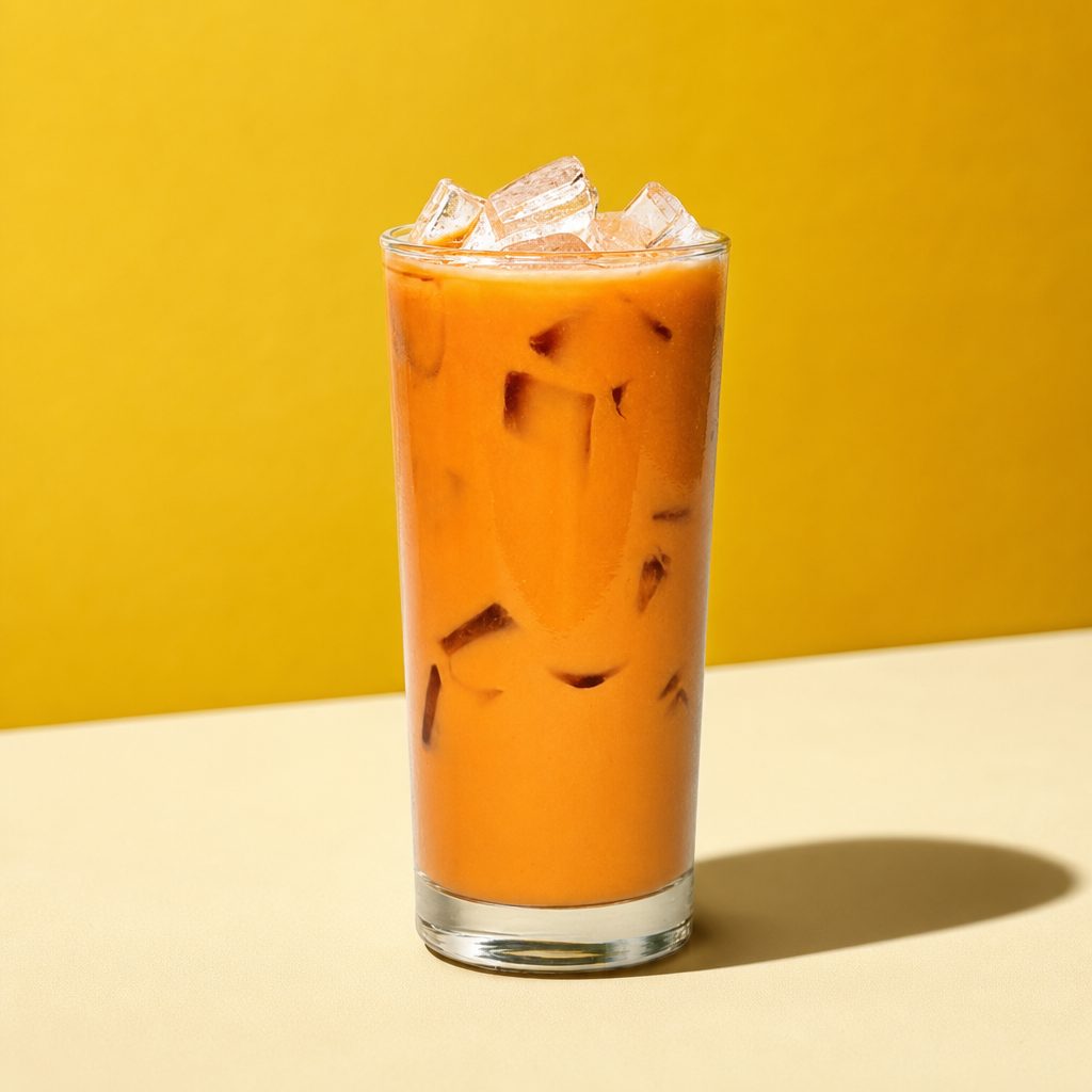 Iced Thai tea.
