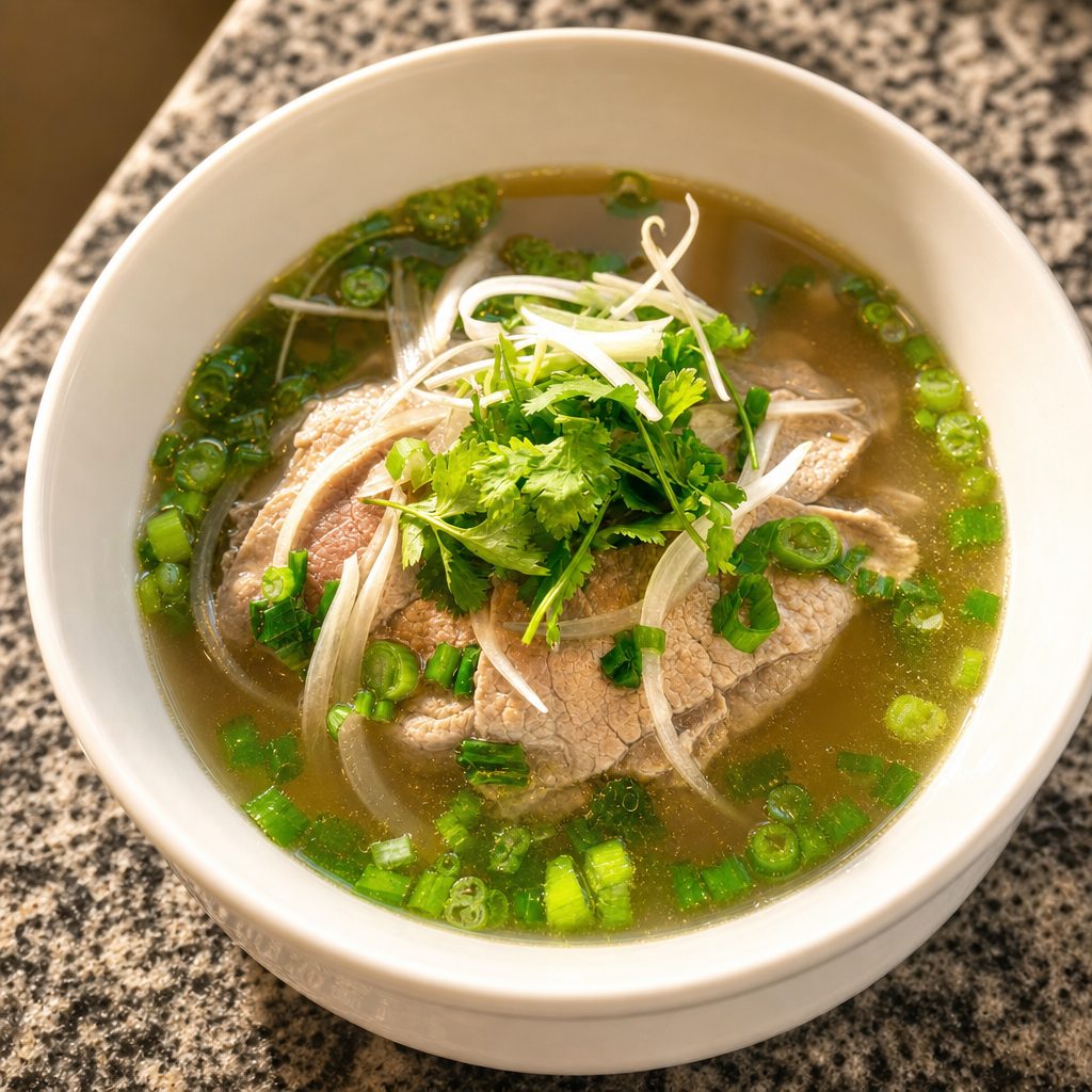 Phở Tái (Rare Beef Phở).
