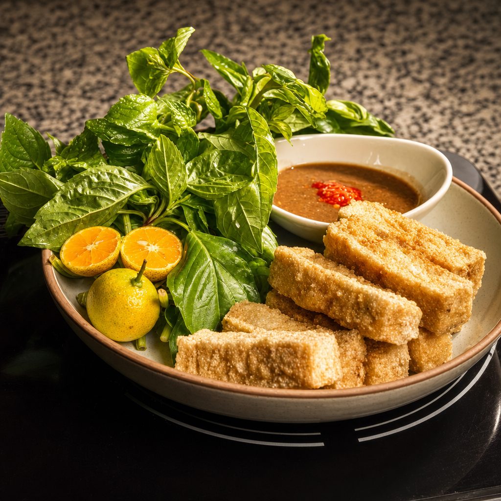 Fried Tofu - Đậu hủ chiên giòn..