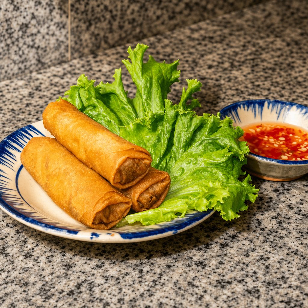 Fried spring rolls ( Chả Giò).